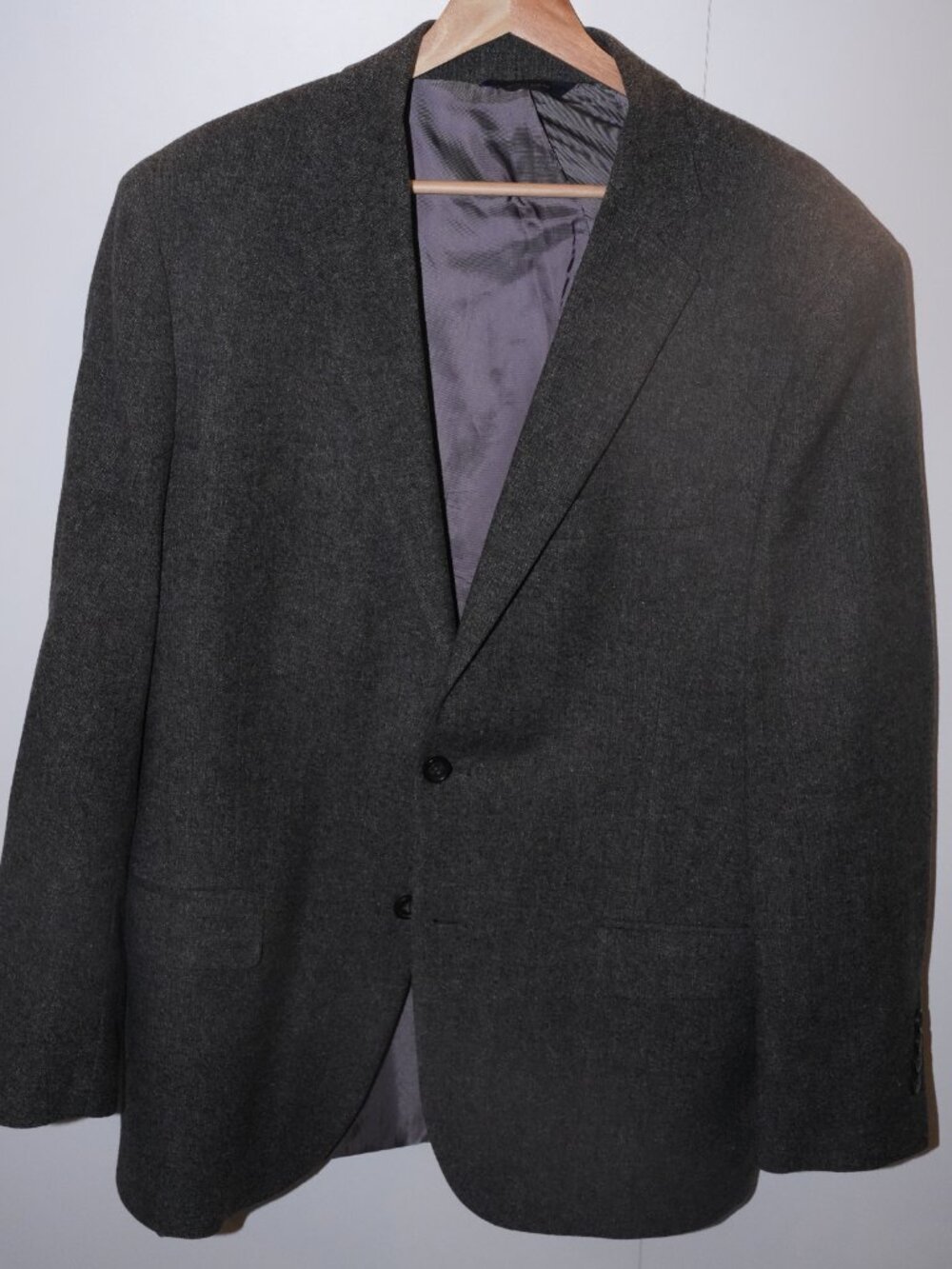 Brooks Brothers Fitzgerald Wool Sport Coat Charcoal 42R